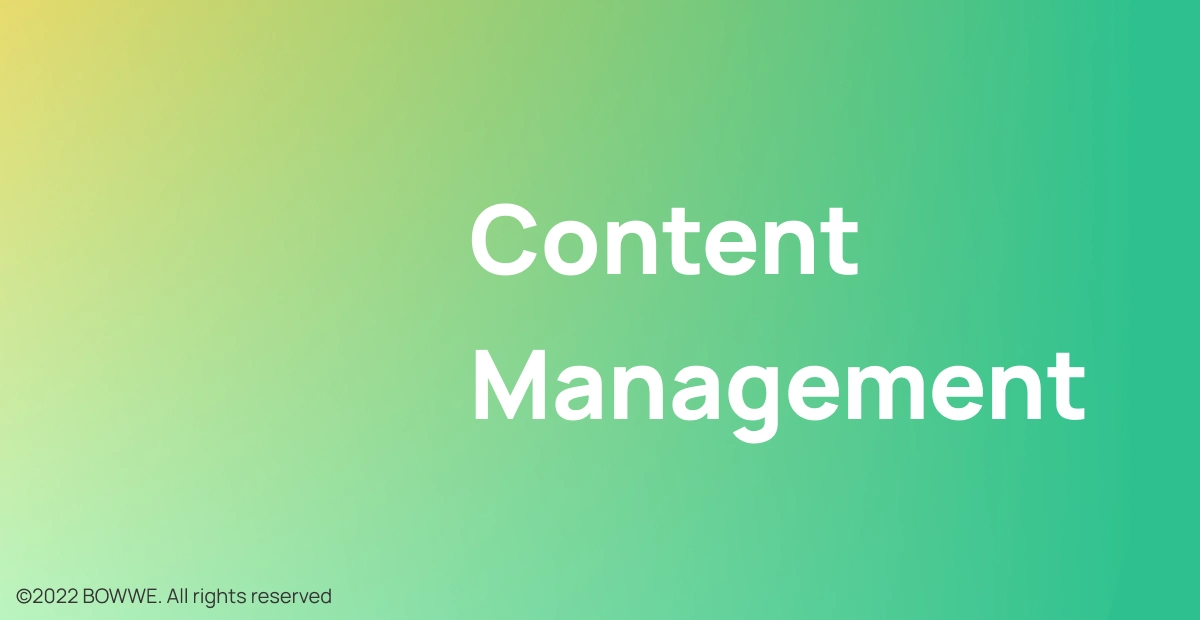 Graphic - Content management 
